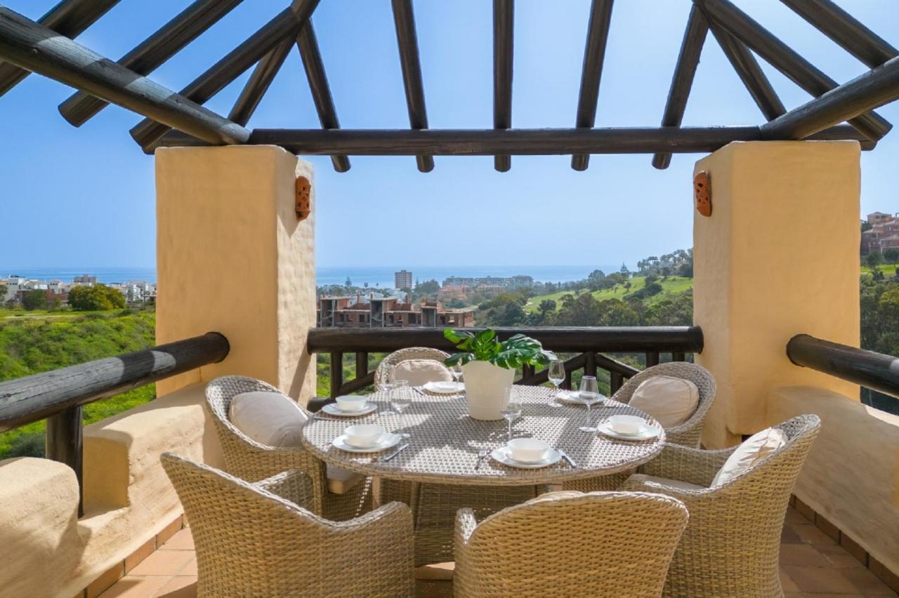 15 First Line Penthouse With Wonderful Seaview Near Duquesa Golf Manilva Andalucia Apartment Ngoại thất bức ảnh