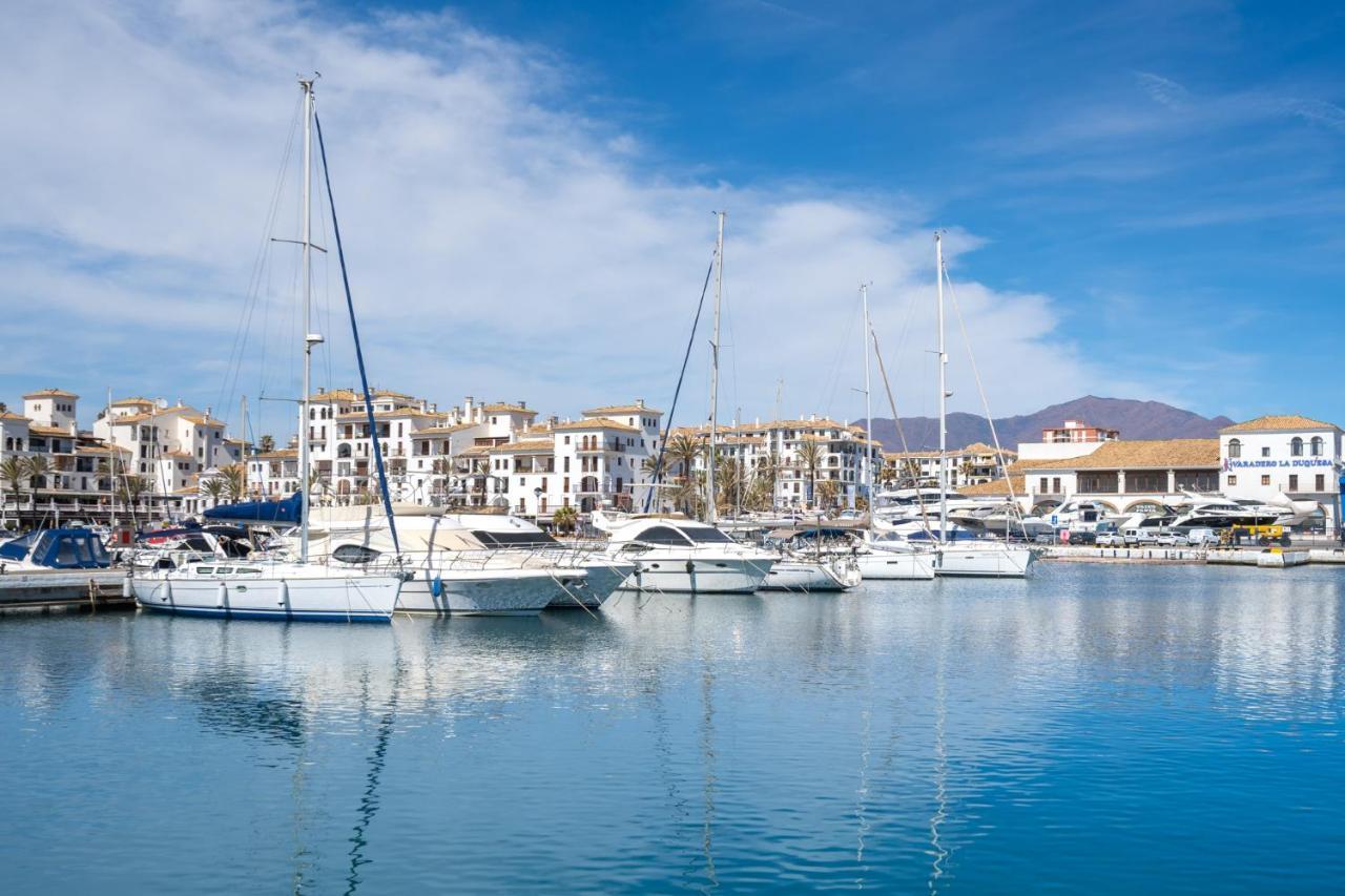 15 First Line Penthouse With Wonderful Seaview Near Duquesa Golf Manilva Andalucia Apartment Ngoại thất bức ảnh
