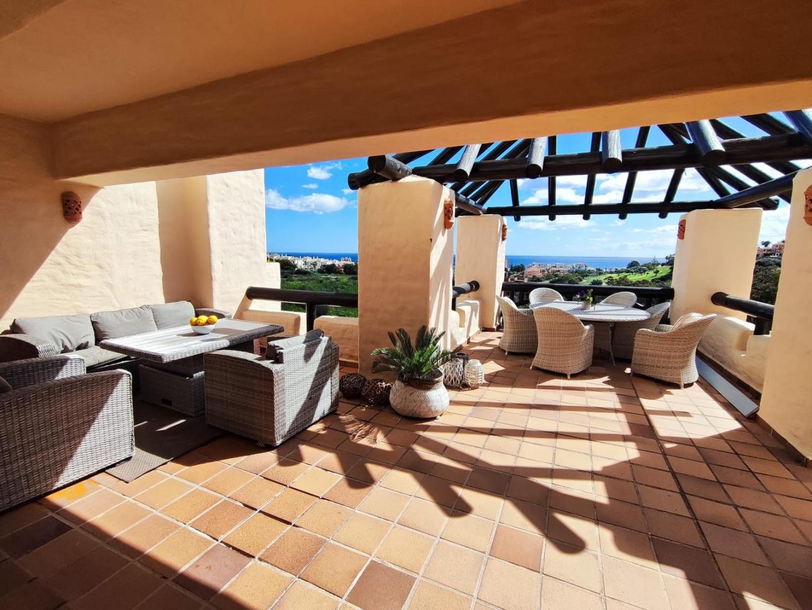 15 First Line Penthouse With Wonderful Seaview Near Duquesa Golf Manilva Andalucia Apartment Ngoại thất bức ảnh